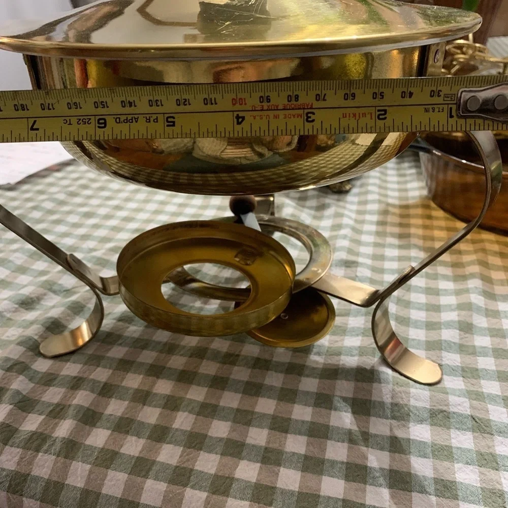 Vintage Gold Color Serving Dish